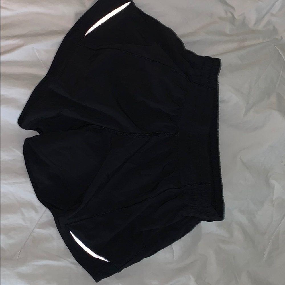 Black Lulu Lemon shorts (Hotty Hot)